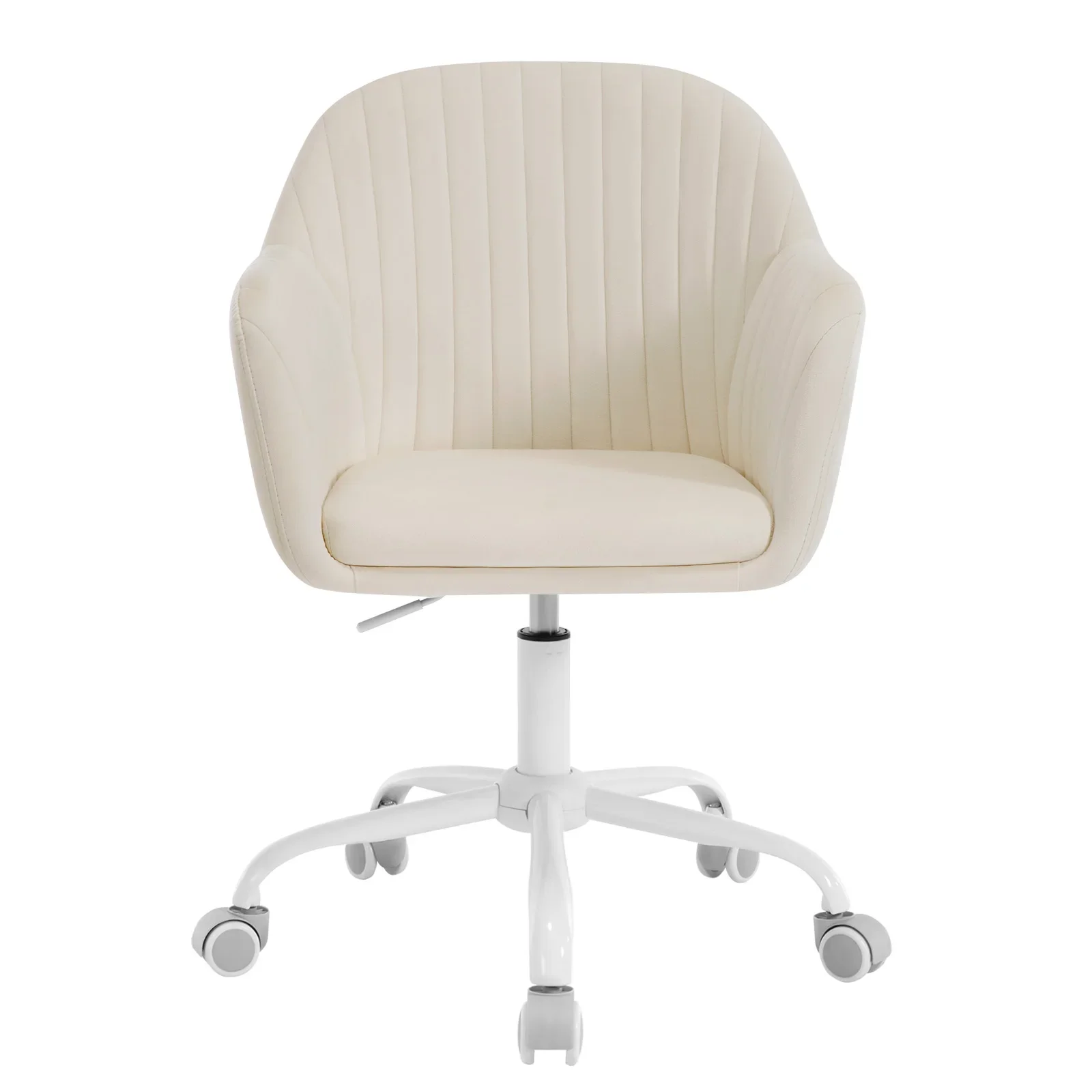 WOLTU Samt-Bürostuhl mit Armlehnen, Rollen, anhebbar, Gaming-Stühle mit hoher Rückenlehne, höhenverstellbar, ergonomischer Arbeits- und Make-up-Stuhl – Detail 25