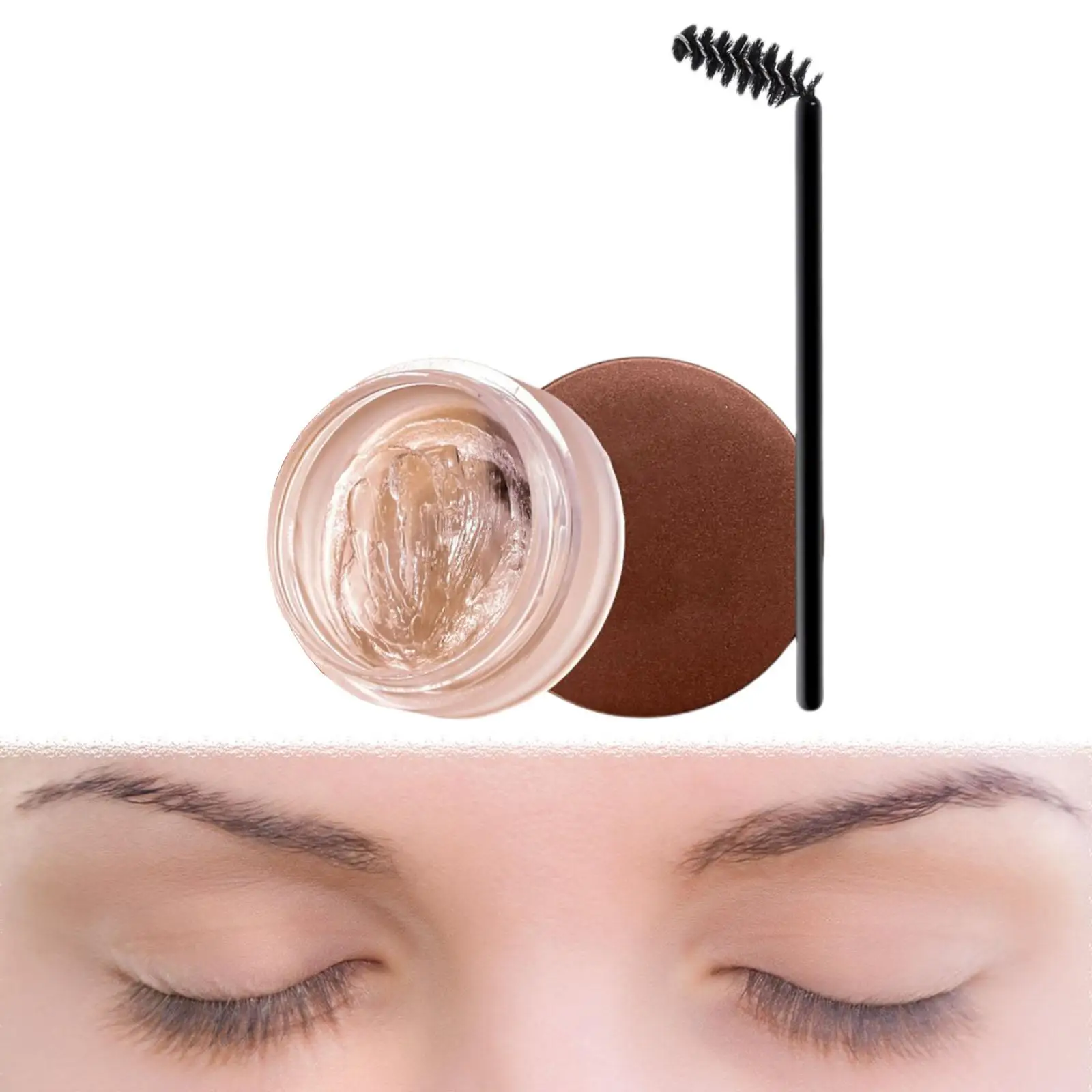 Wenkbrauw Zeep Kit Clear Brow Gel Up Wenkbrauwen Styling Zeep Wenkbrauw Wax Voor Natuurlijke Wenkbrauwen