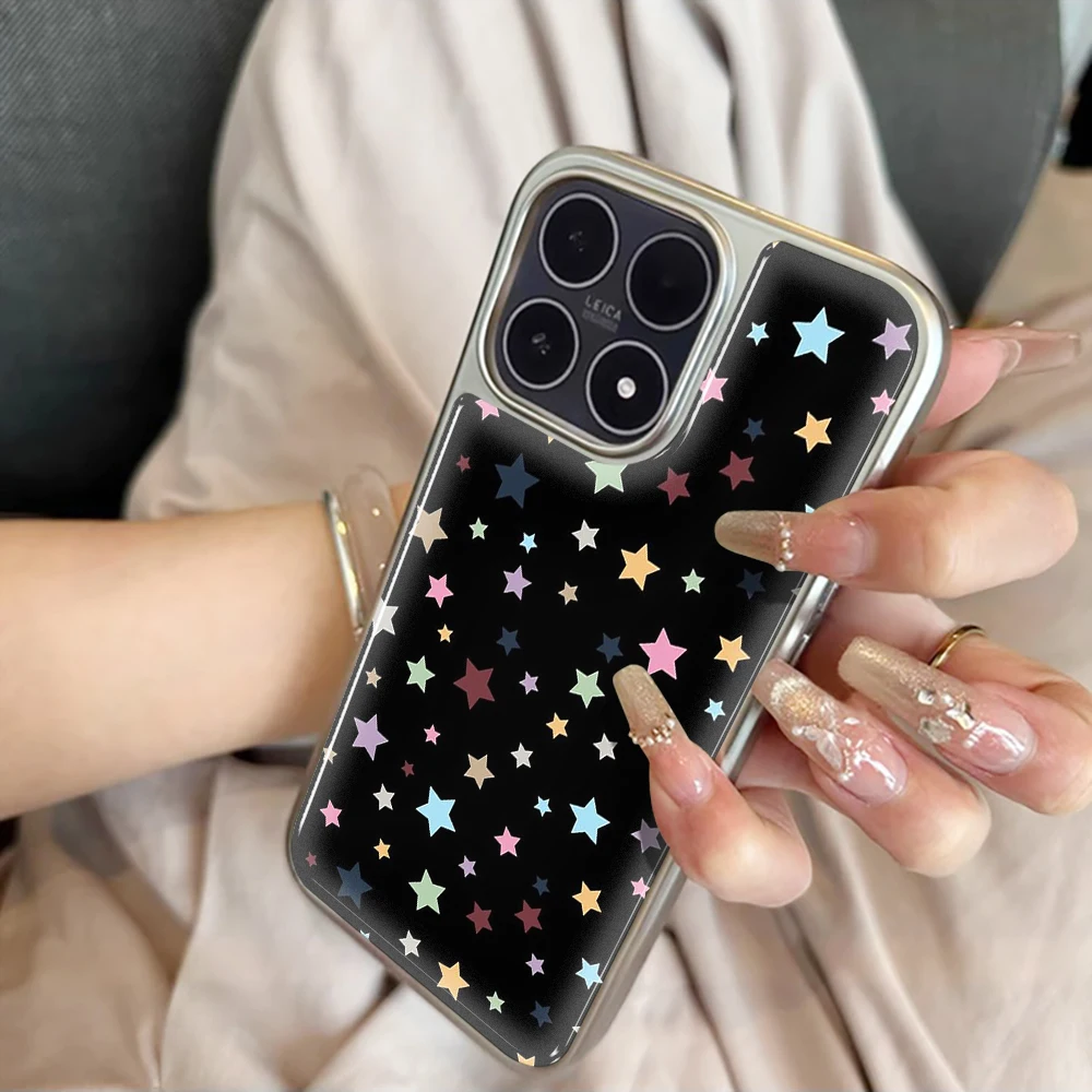 Neue bunte Sternen-Druckguss-INS-Hülle für iPhone 15 17 13 Pro Max Phone 11 12 ProMax 14 15 16 Plus Hüllen Stoßfeste Luxus-Coque – Detail 21