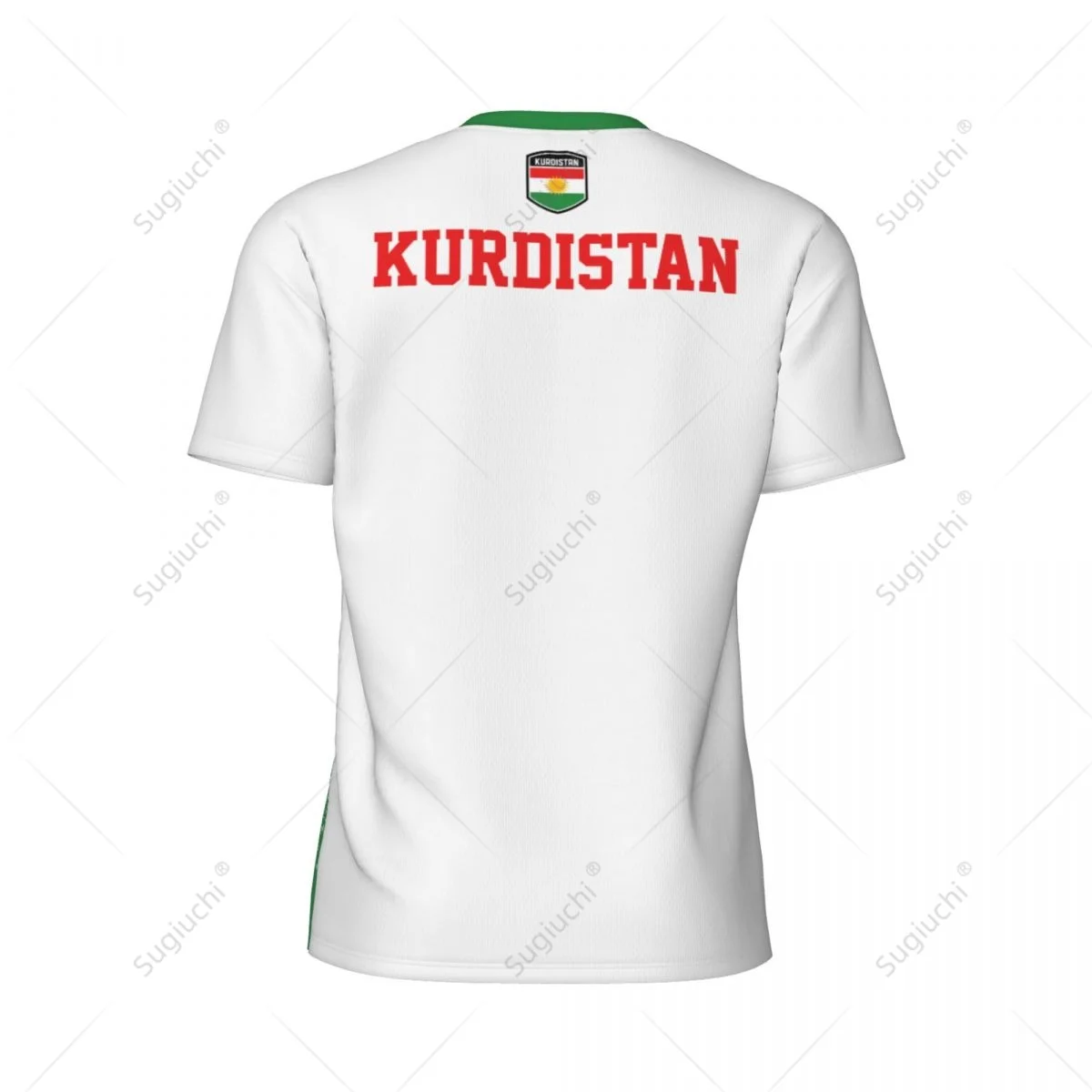 Exclusive design Kurdistan Flag Flag Grain 3D Printed Men For Running Bike Soccer Tennis Fitness Sports tshirt Mesh T-shirt