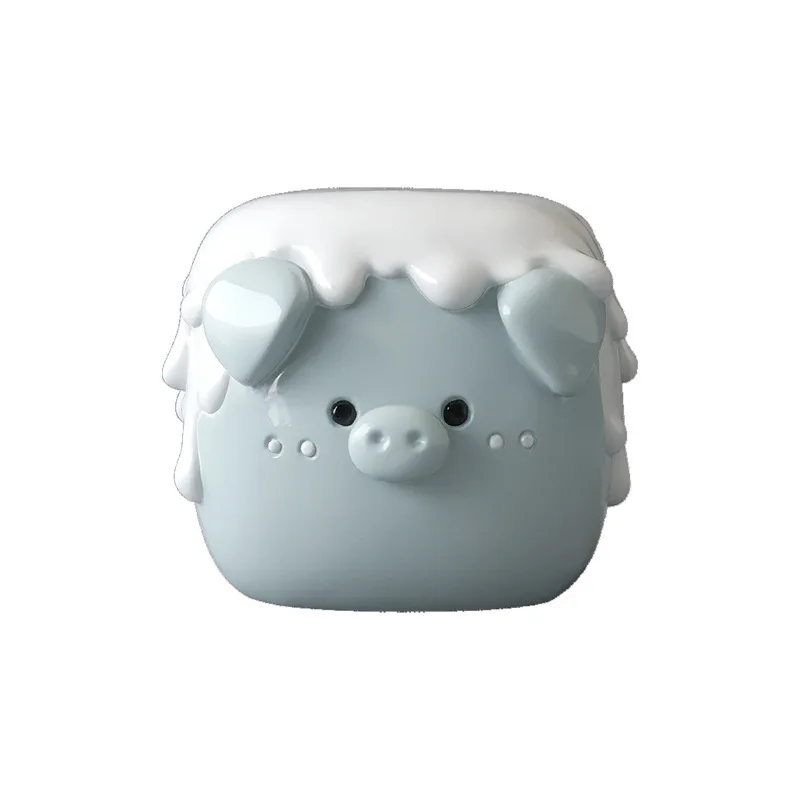 

Creative, cute, piggy ornament, home shoe change stool, door, home