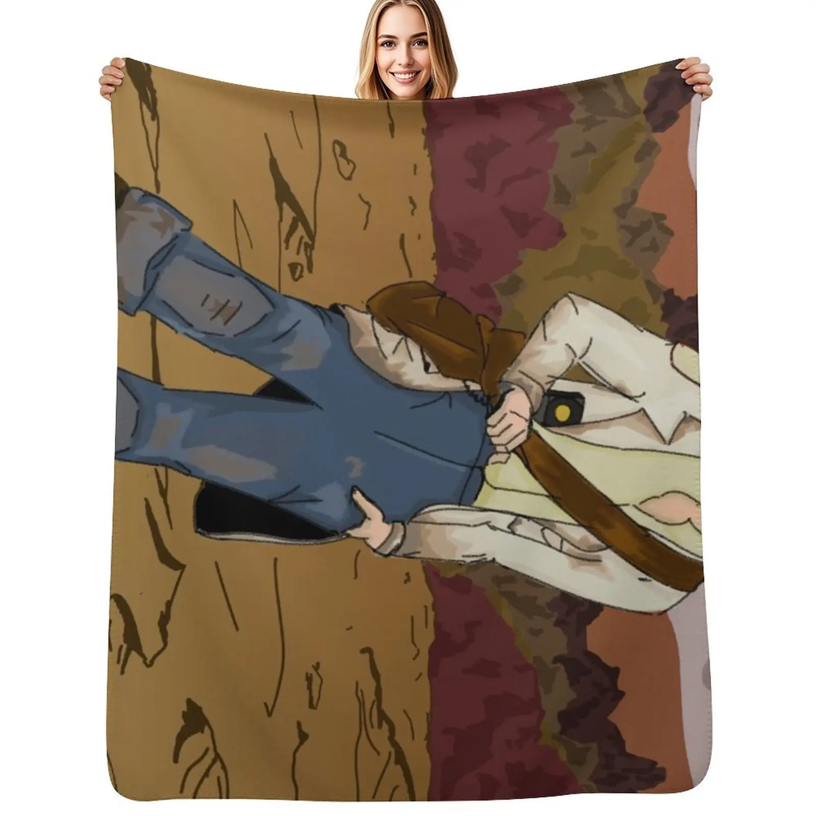 New Vegas Arcade Gannon Throw Blanket Hairy Shaggy Furry Fashion Sofas Polar Blankets For Bed Blankets