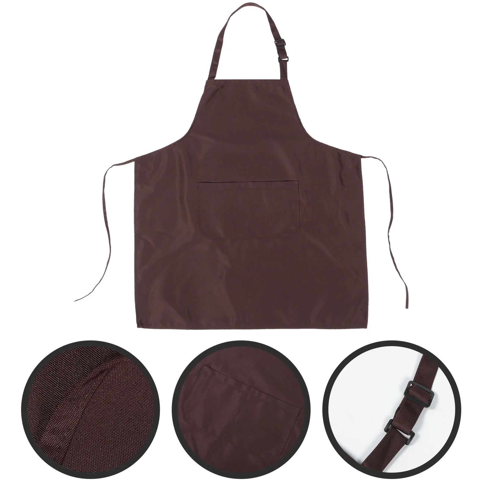 

Waterproof Apron Oil-Proof Kitchen Cooking Baking Gardener Grill Apron Heavy Duty Reinforced Neck Waist Strap Adjustable Tie