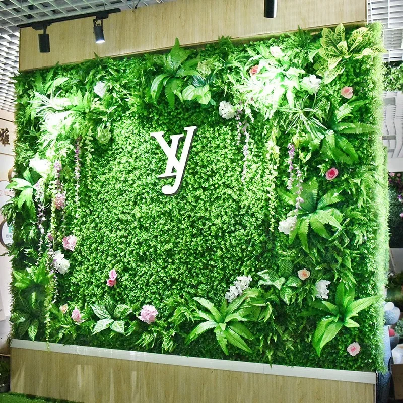 Plant Decoration Plant Wall Green Plant Wall Flat Wall Decoration Flower Green  Decoration