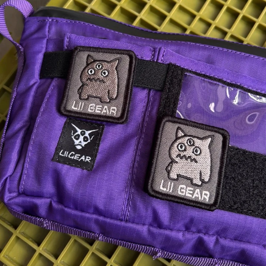 Three-Eyed Monster LII GEAR Embroidery Patch Tactical Armband for Clothing And Bag Decoration