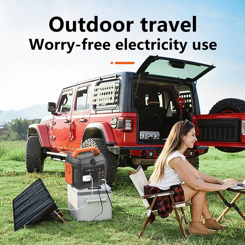 600W Portable Power Station OPS600 576Wh Power Bank 220V Energy Storage Power Supply Solar Generator for Outdoor Camping RV Home