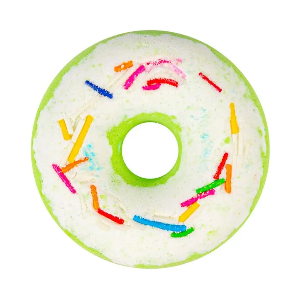 رائحة مبهجة دونات حمام رائعتين اللون ترطيب السلس فقاعة حمام قنابل الجلد ودية الليمون رائحة كرات ملح الاستحمام