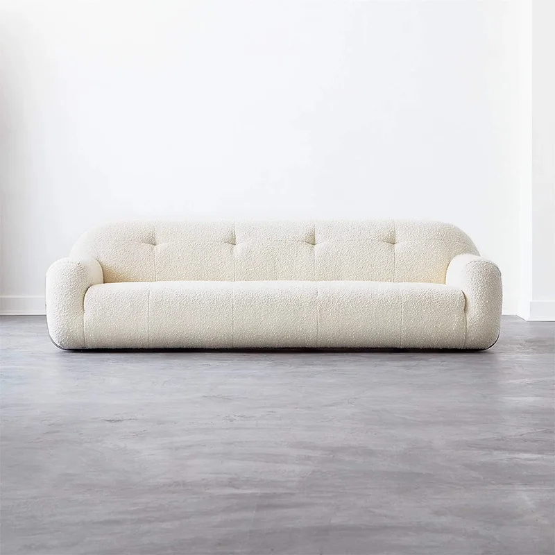 Living room sofa set luxury metal velvet cute sofa