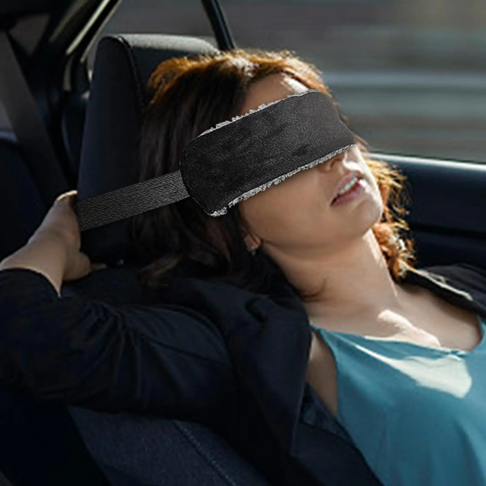 Travel Head Strap For Airplane, Adjustable Head Rest Holder To Prevent Neck Pain, Comfortable Sleeping Support For Long Flights