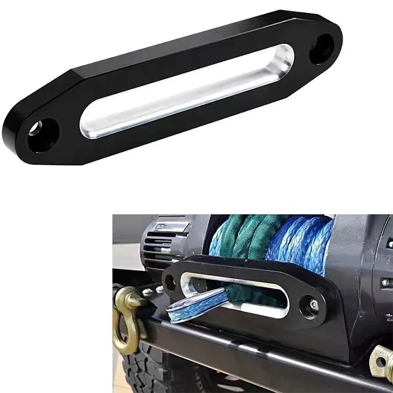 Aluminum Hawse Fairlead Mount Bolt Centers Front Rear Hawse Fairlead Winch for 3000-4000LBS ATV UTV Winches Rope