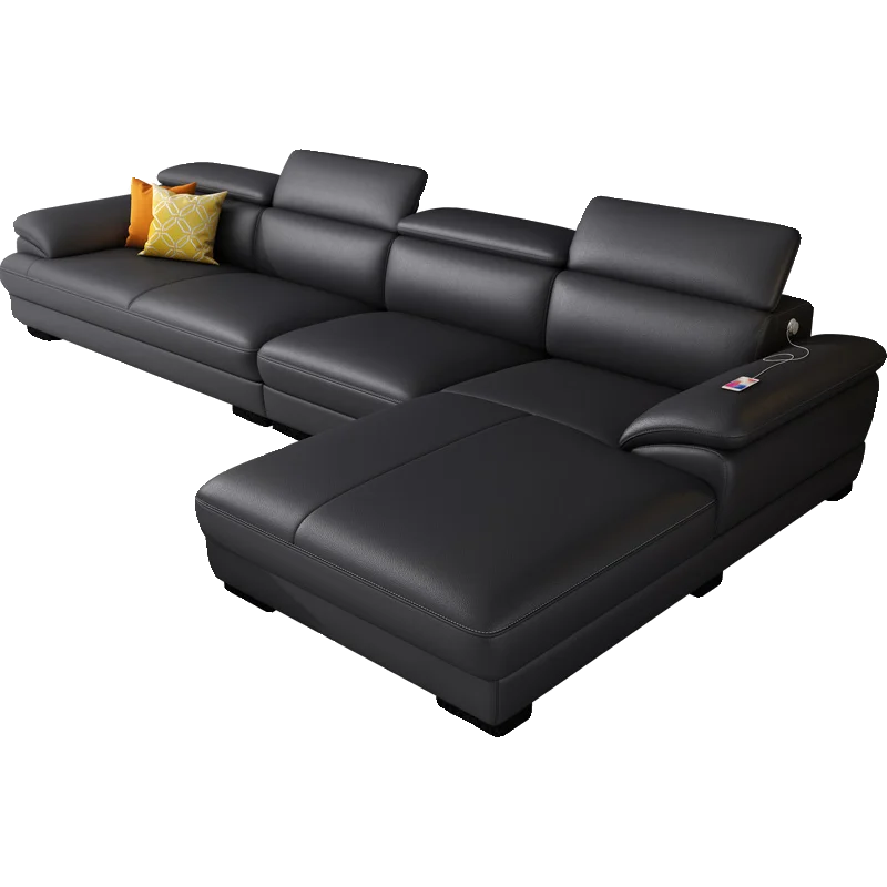 

Многофункциональный кожаный художественный диван, современный минималистичный размер дивана, мебель для квартиры, гостиной, кожаный диван, мебельная фабрика