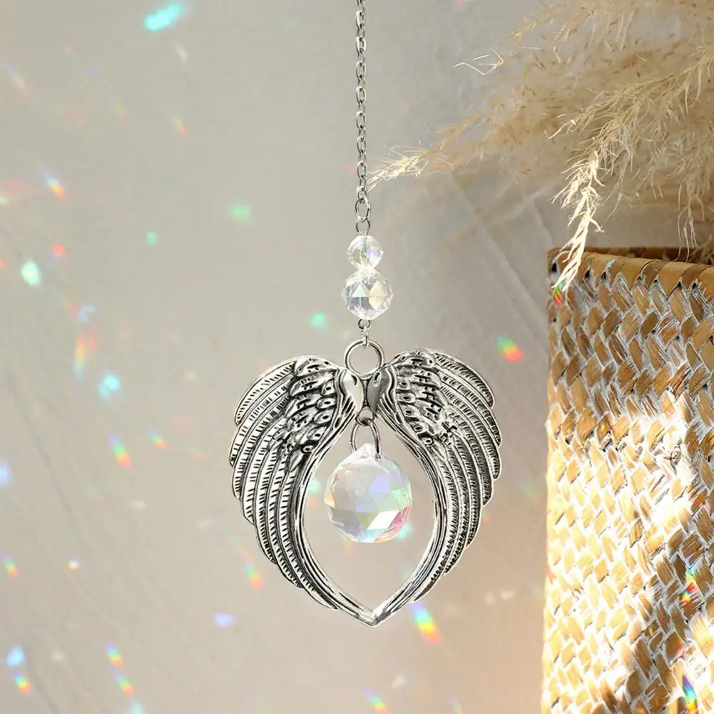 Bag Pendant  Beautiful Clear Texture Party Decor  Prisms Sun Catcher Window Pendant Gift