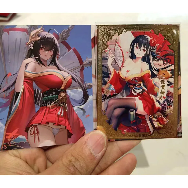 Anime Goddess Story DIY ACG Metal Card Yor Forger IJN Taiho Collection Game Toy Solitaire regalo di compleanno di natale