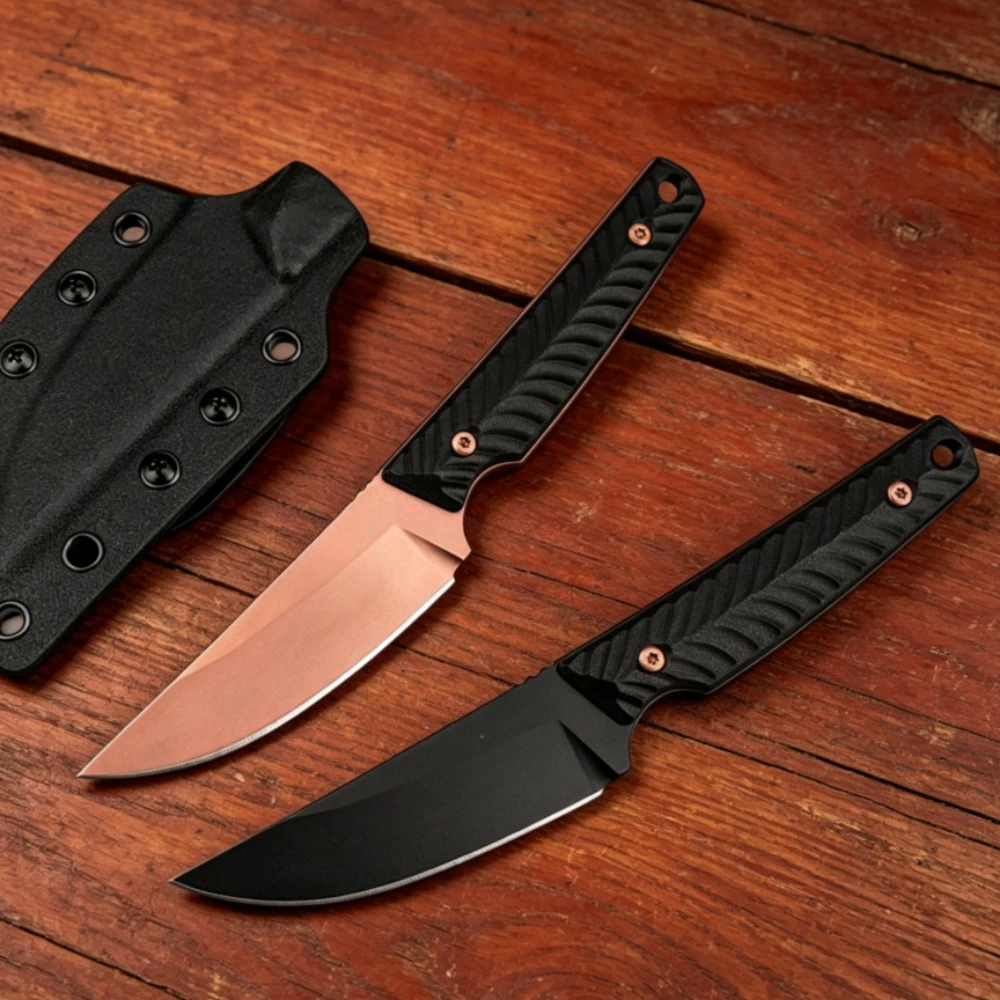 Camping Cooking Knife With Sheath - Cuchillo Recto Portátil para Pesca al