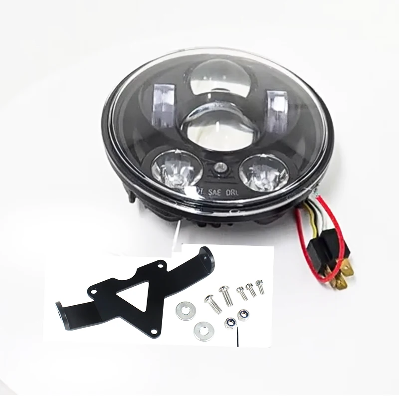 5.75 inch LED Headlight for Yamaha Bolt Raider Stryker SCR950 Warrior Hi/Low Beam Parking Light