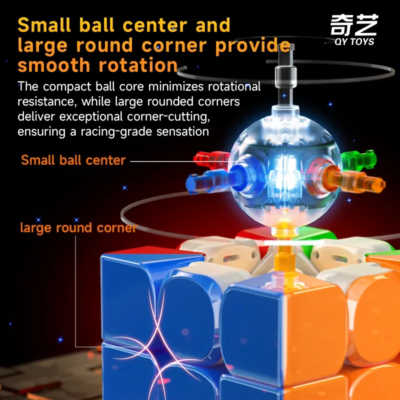 [ECube] QiYi 스마트 큐브, 마그네틱 전문 매직 큐브, 3x3 스피드 아트, 블루투스 스마트 큐브, 지능형 AI, 신제품