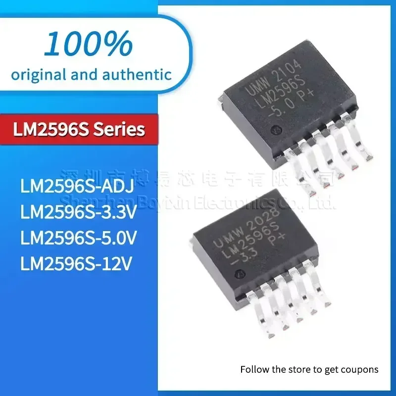 

LM2596S-ADJ LM2596S-3.3 LM2596S-5.0 LM2596S-12 Black casing