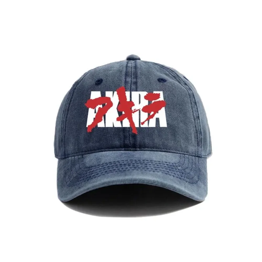 2025 الصيف أكيرا قبعة بيسبول القبعات المتعثرة أنيمي اليابانية قبعة الرجال الرجعية في الهواء الطلق الصيف قابل للتعديل أبي قبعة الموضة