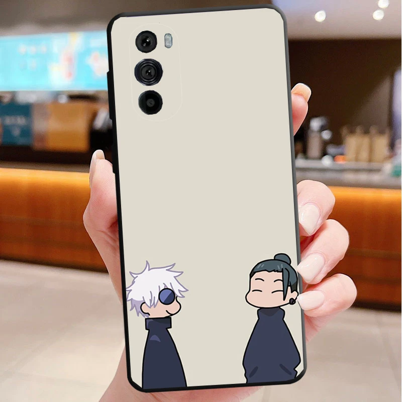 Geto and Gojo Anime Funda Phone Case For Motorola Edge 50 40 Pro 60 50 40 30 Ultra Neo Fusion Moto G Play G Stylus G Power G