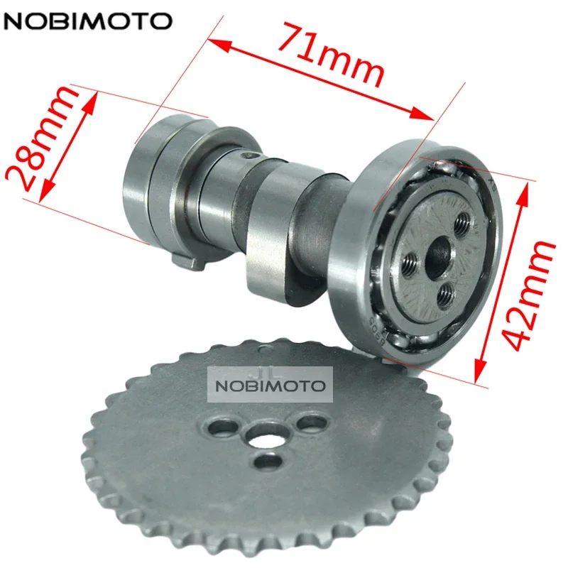 YX140 Yinxiang 140cc Motorcycle Parts: Timing Gear & Camshaft for Dirt Pit Bike ATV UTV Quad Buggy Engine Repair Accessories