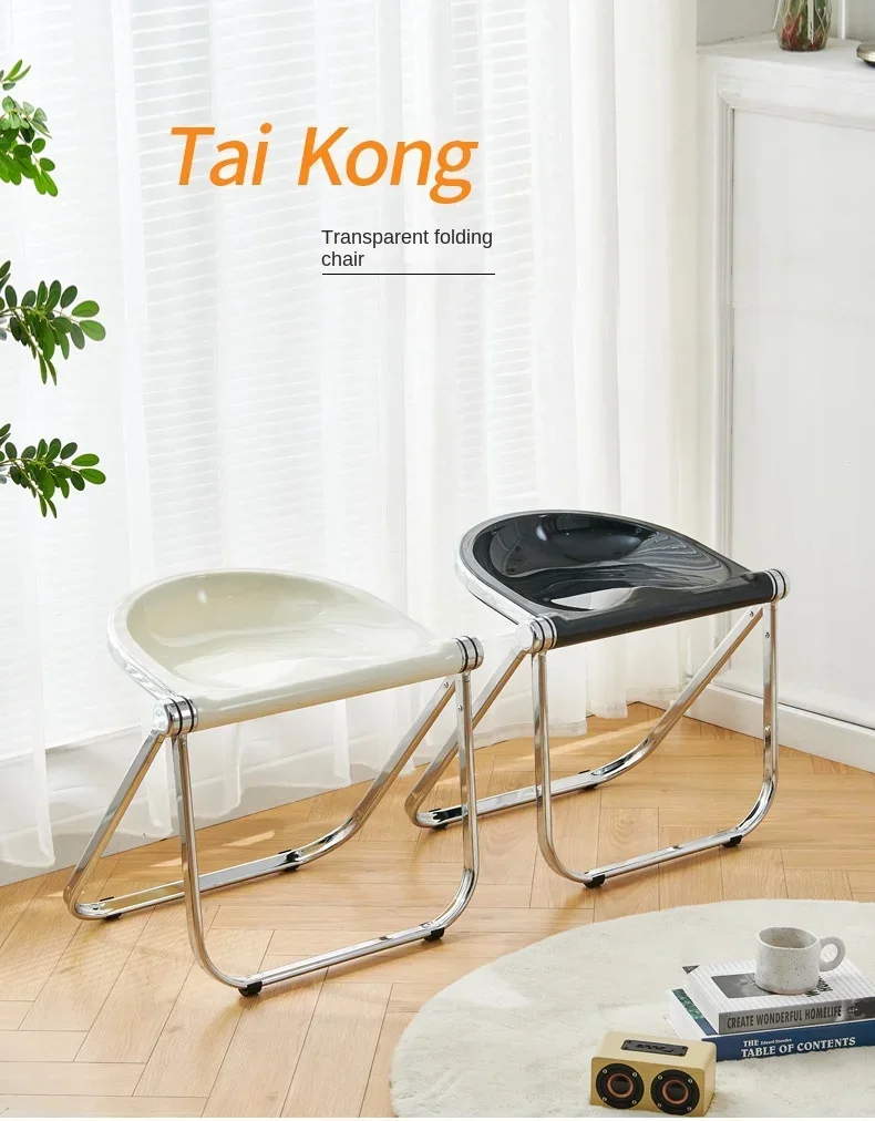 Folding Chairs New Home Modern Chairs Ladies Makeup Stool Comfortable Does Not Occupy Space Minimalist Restaurant Chairs