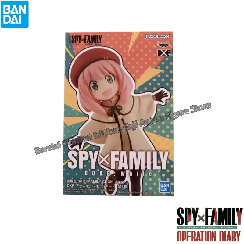 Bandai – Kit de Garage en boîte originale, modèle de famille d'espionnage Anya Forger Dxf, personnages d'anime, Statue originale, figurine d'action, en Stock