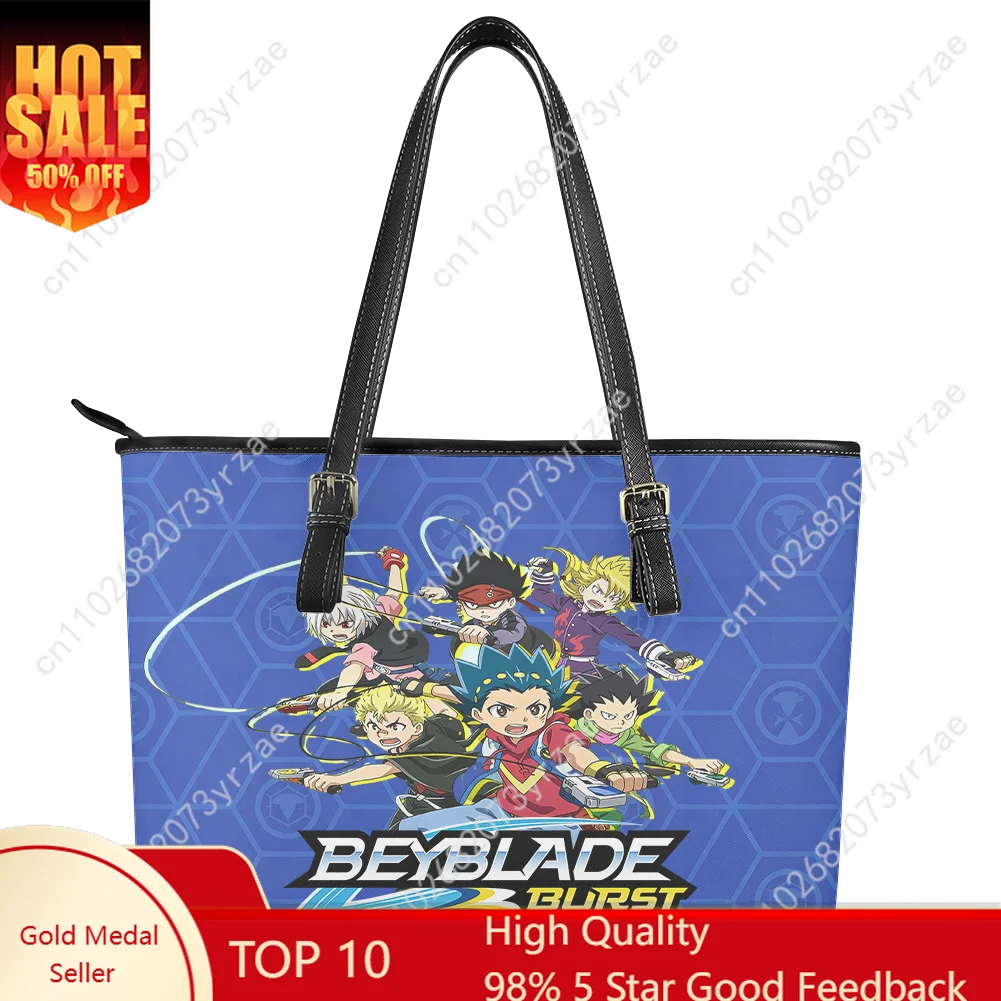

Beyblade Handbag Mens Womens Personalized Tote Bag Fashion Shoulder Bag Business Commuter Leather Purse Customize Bags