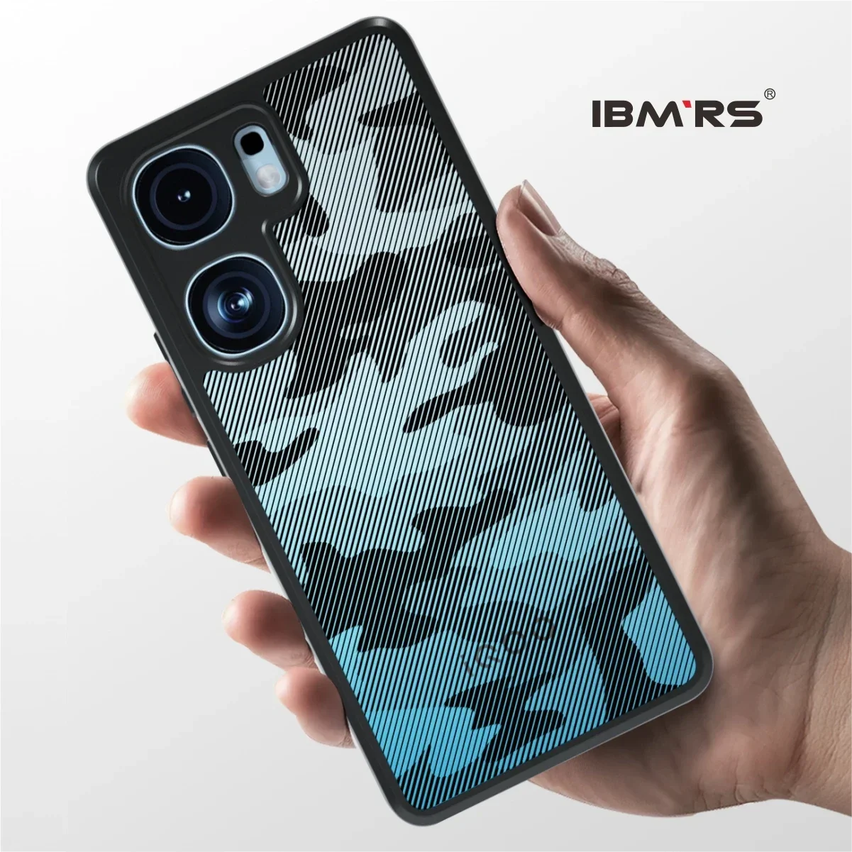 IBMRS for vivo iQOO Neo9 Pro Case,Camo Frosted transparent Shockproof Protection Case