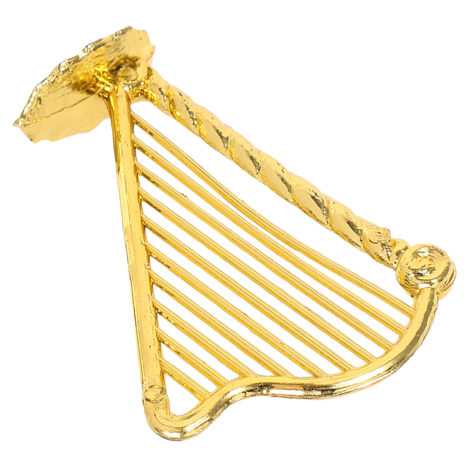 Miniature Harp Instrument Ornament Musical Models Decorative Toys Decoration Adornment
