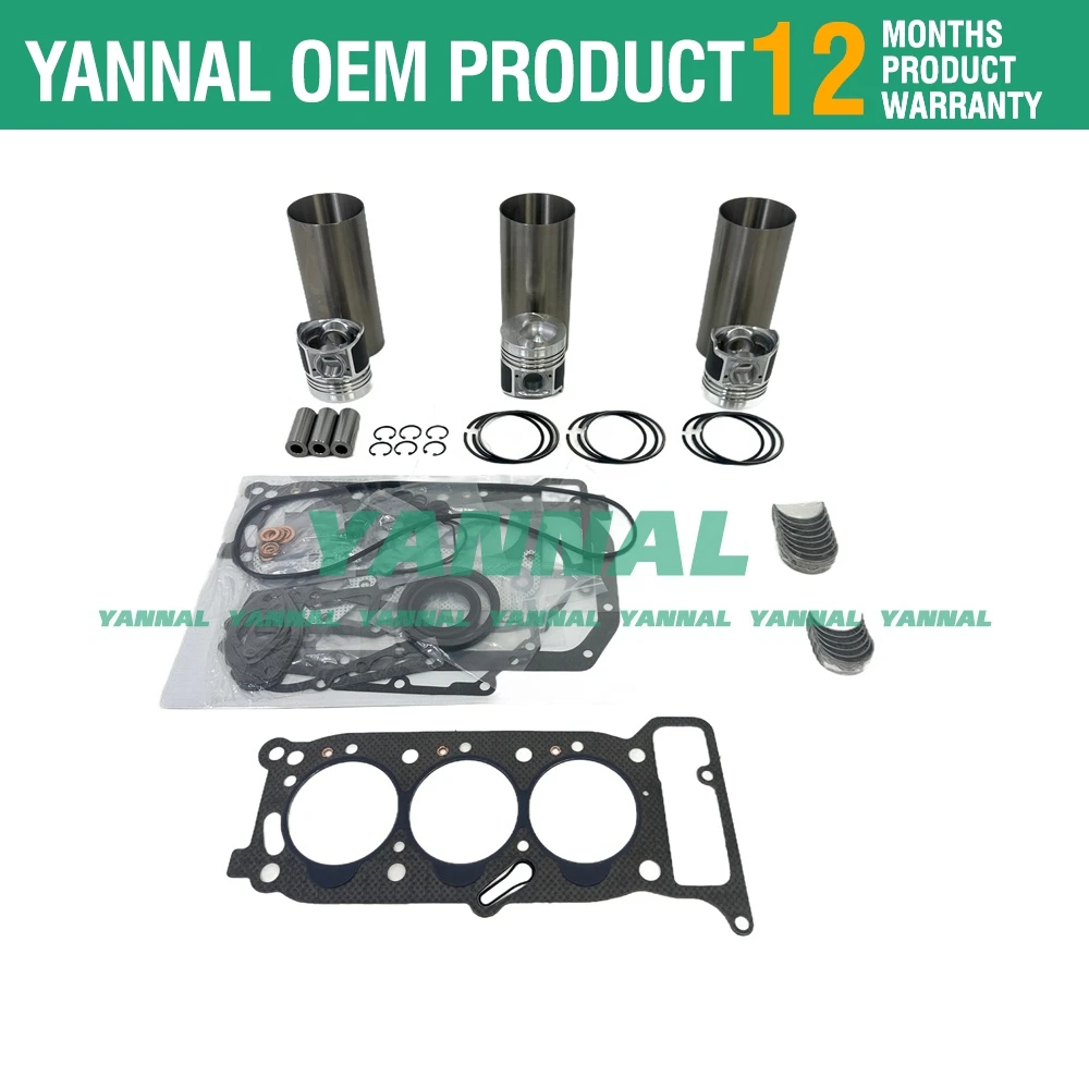 3KR2 Overhaul Rebuild Kit For ISUZU Engine SUMITOMO S80F2 S80FX3 Excavator Parts