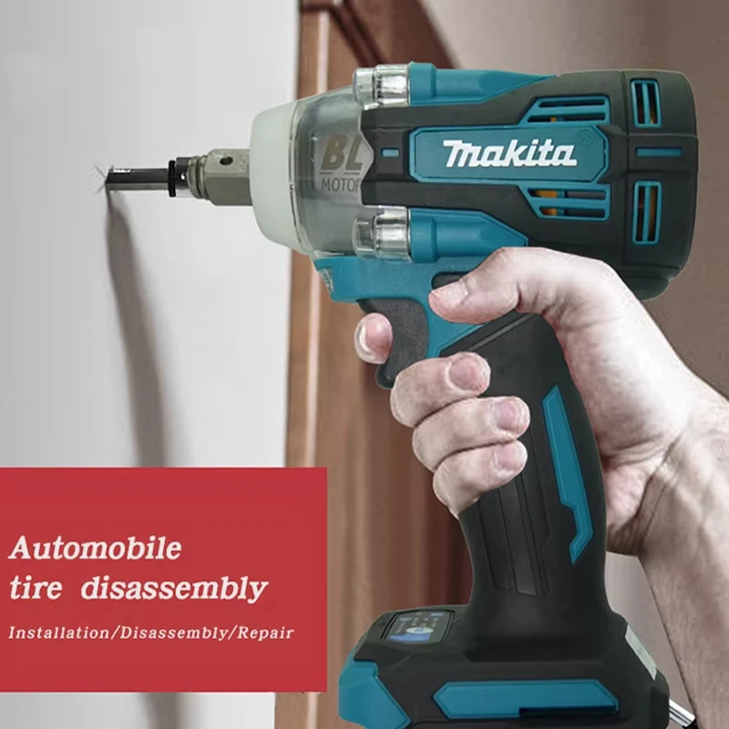 Makita TW004G 630N.m Brushless Screwdriver Machine Cordless Electric Screwdriver Rechargable Drill Driver For Makita 18V Battery