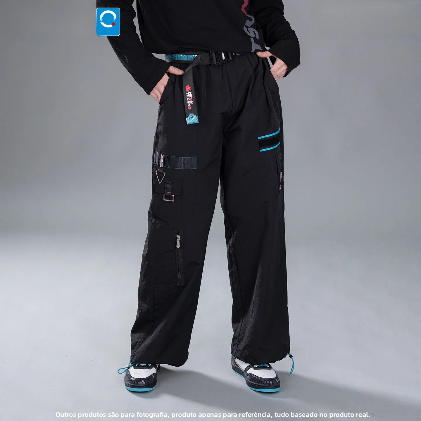 moeyu-future-vocaloid-neon-electronic-workwear-trousers-men's-casual-straight-leg-pants-big-pocket-commuter-style-jeans