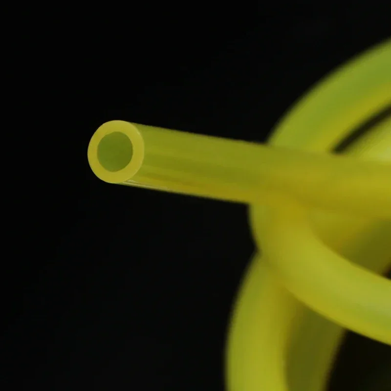 1/5/10M Food Grade Yellow Silicone Rubber Hose ID 0.5 1 2 3 4 5 6 7 8 9 10 12 14 16 18 20 25 mm Flexible Nontoxic Silicone Tube