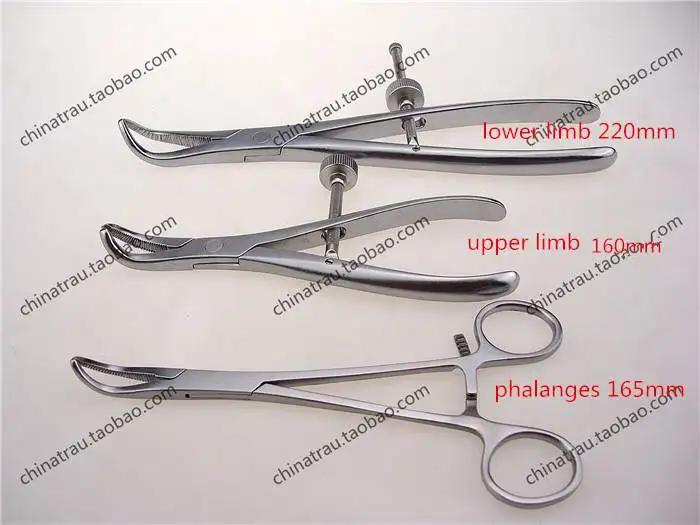 

Medical orthopedic instrument bone holding forceps inner plate holder fixation Fracture curved Reduction forcep Plier AO reset