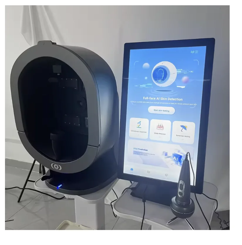 X5/X5 Pro AI Skin Image Analysis Intelligent Deep Facial Skin Analysis Detector Hair Follicle Test Skin Analysis Magnifier