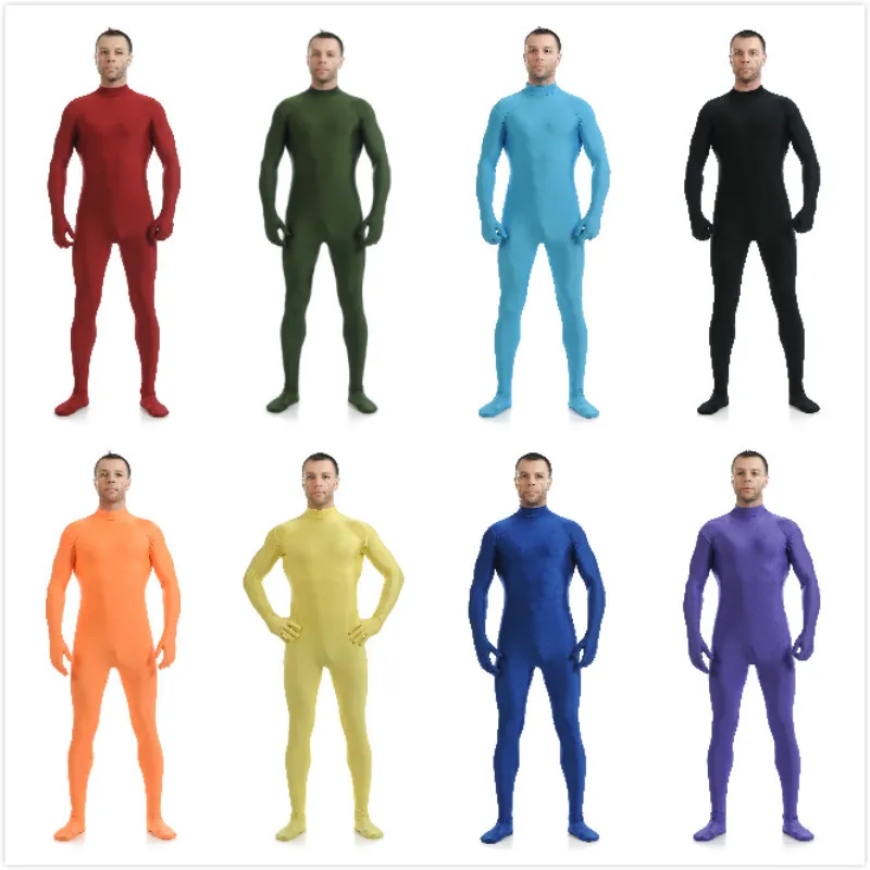  Color Lycra Headless Bodysuit Zentai Suit Stage Performance Costume Women's Ethnic Fashion Summer Outfit Chinese Produc...