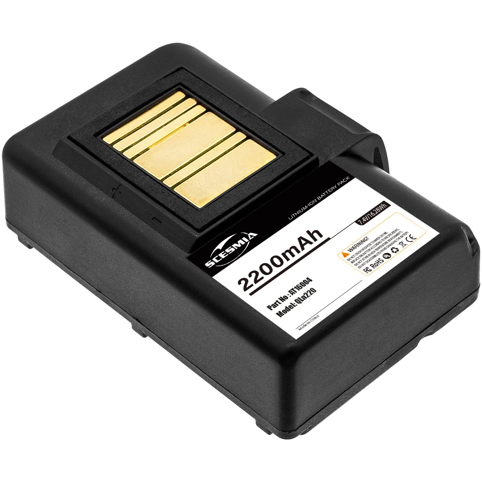 

3600Ah Battery For Zebra QLN220 QLN320 ZQ510 ZQ520 ZQ500 ZR628 ZR638 ZQ610 ZQ620 ZQ610HC ZQ620HC QLn220HC QLn320HC ZQ521