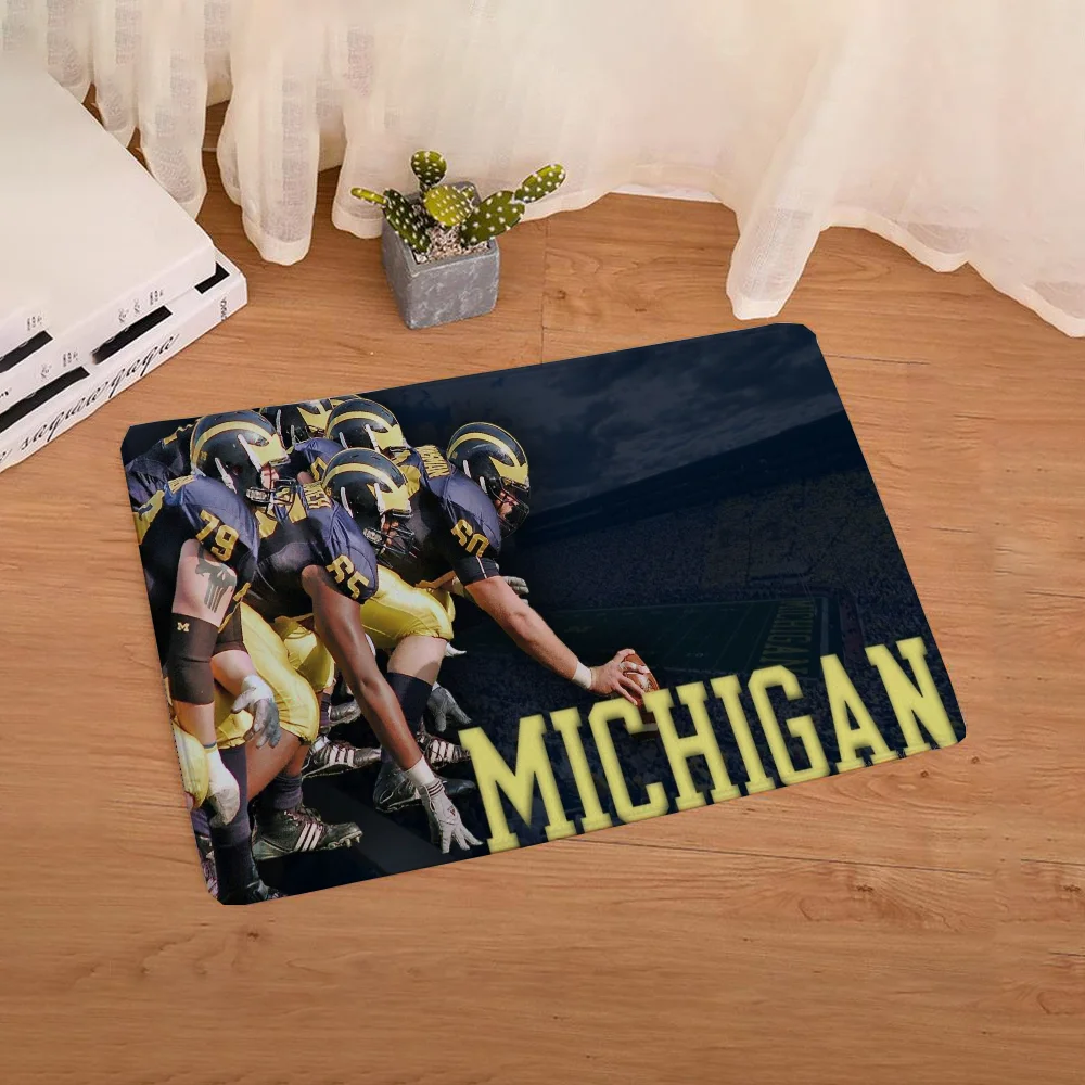 Bathroom Foot Mat MichiganS WolverineS Main Door Entry Mat Carpet Entrance of House Catnap Bubu Y Dudu Gravity Falls Carpets Dnd