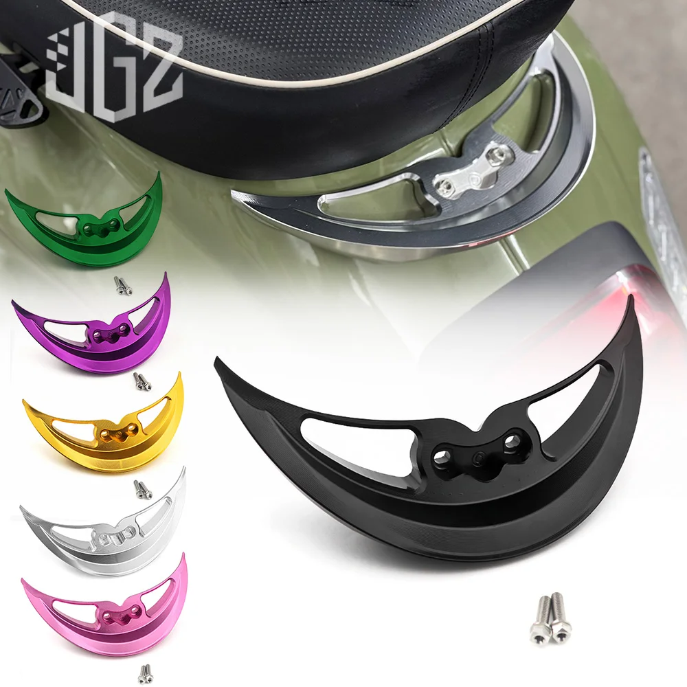 

Motorcycle CNC Ducktail Scooter Rear Spoiler Winglet Decoration For Vespa Sprint Primavera 150 2017-2025 Accessories