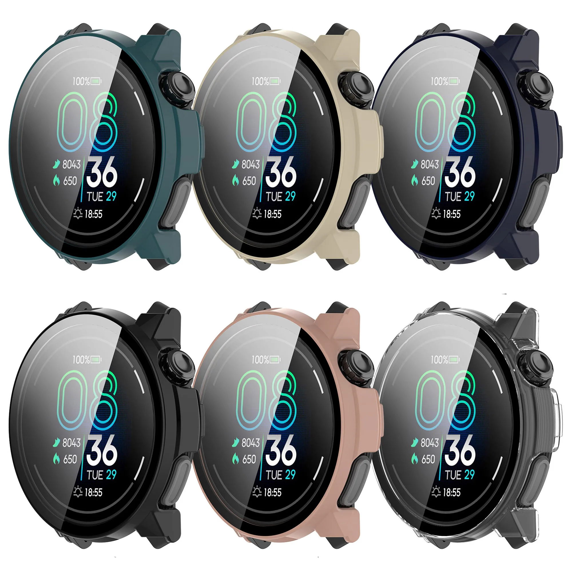 حافظة واقية من الزجاج المقسى لهاتف COROS Pace Pro واقي للشاشة وغطاء ممتص للصدمات