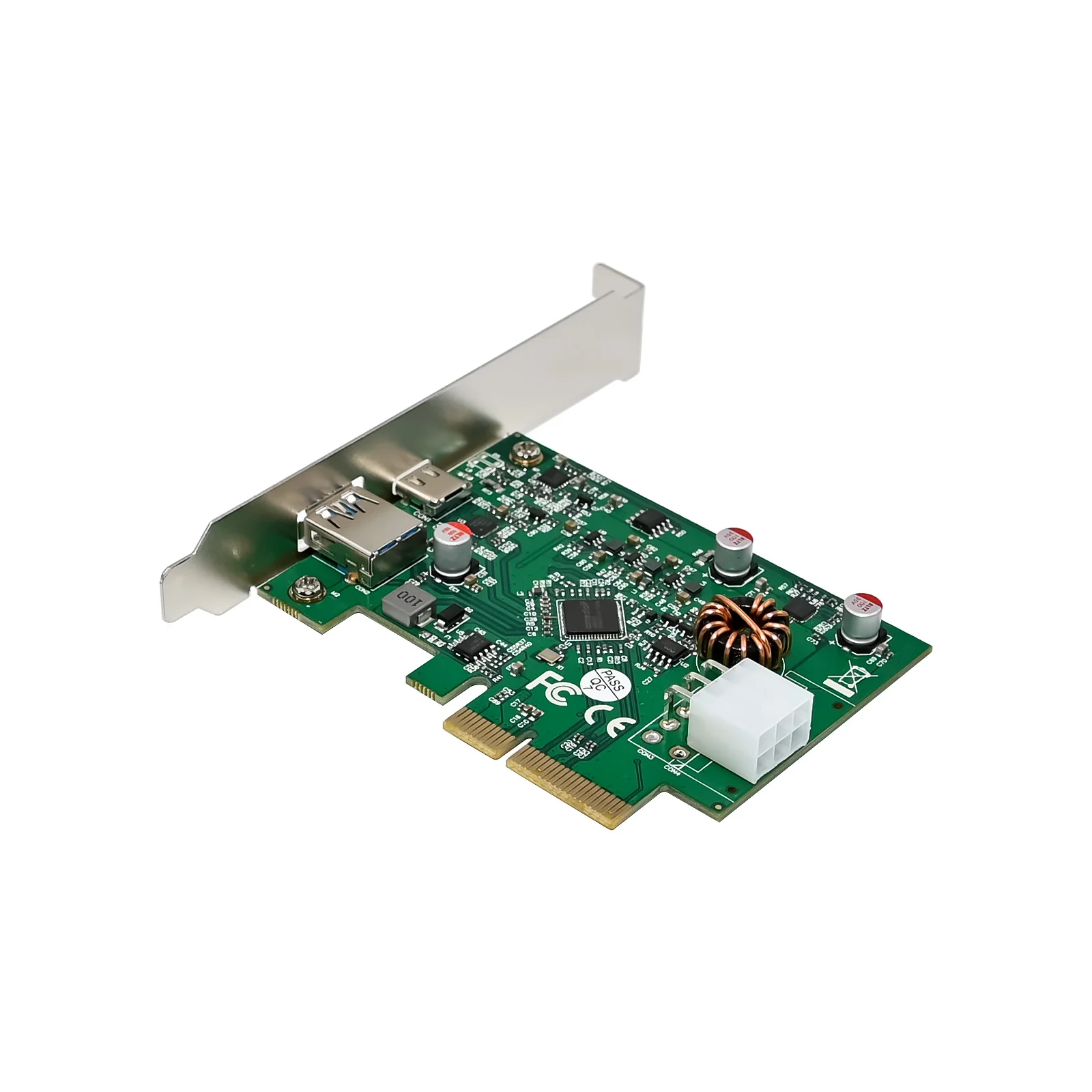 Tarjeta extendida SUNWEIT ST688 PCIe X4 ASM3142 USB3.1-C+A&PD3.0