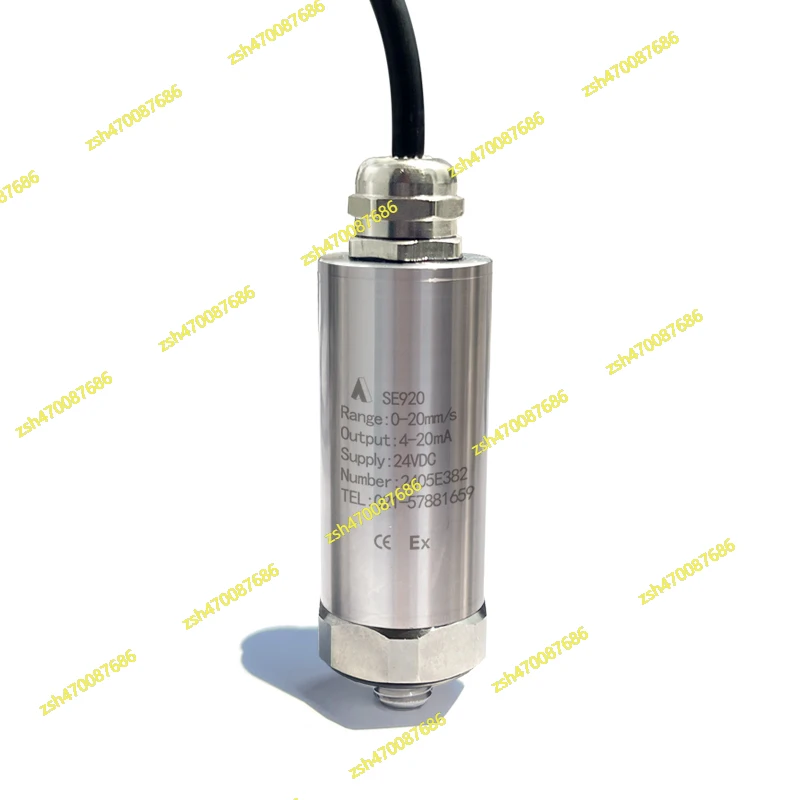 

Поставщик датчика вибрации 0-20 мм/с, передатчик вибрации, 4-20 мА, аналоговый выход, датчик мониторинга вибрации промышленного насоса