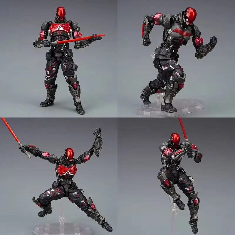 17 cm Verbazingwekkende Yamaguchi Arkham Knight Batman Red Hood Figuarts Game Action Figure Model Speelgoed Collectie Verrassing Kerstcadeau