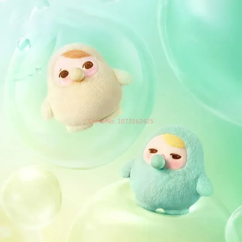 Original Popmart Pucky Beanie Bubble Up Series Blind Box Keychain Action Figure Mystery Box Keychain Decor Kid Toy Surprise Gift