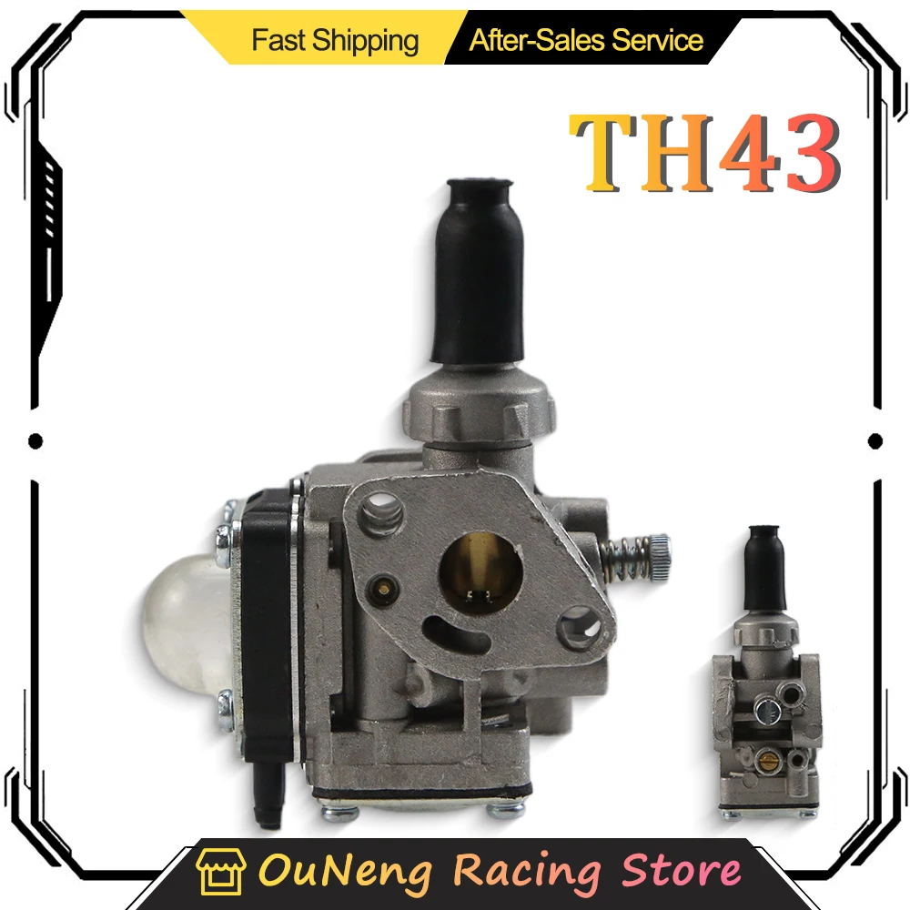 

Lawn Mower Carburetor Outdoor Gardening Tool Lawn Mower Carburetor Carb Replacement for TH43 TH48 Engine