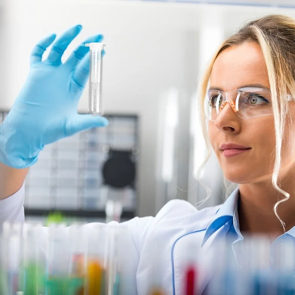 50 個のチューブ超透明実験室テストバイアルミニストレージ密封された生化学分子サンプル食品