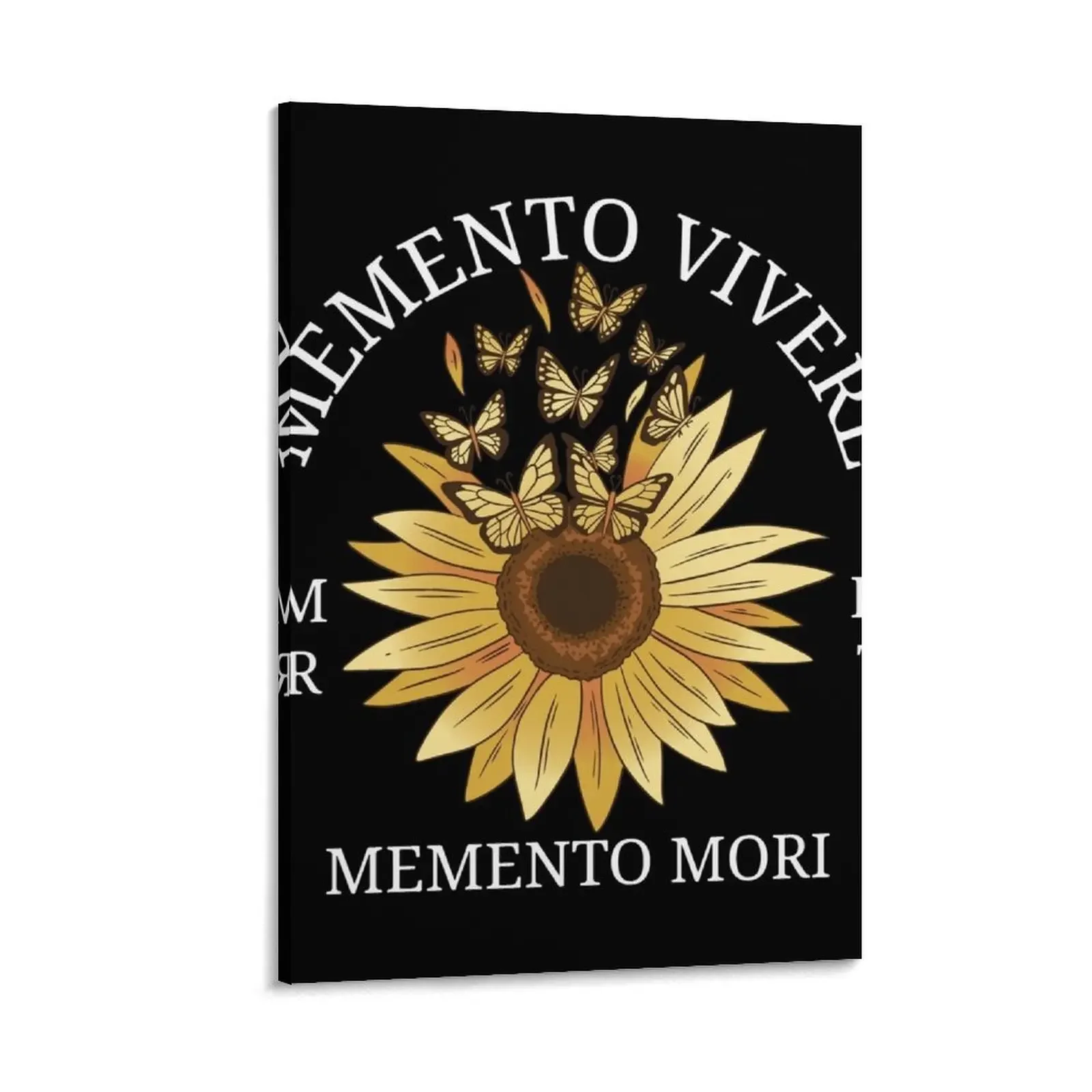 

Memento Vivere Motivational Latin Quote Canvas Painting house decorations Decoration home anime decoration