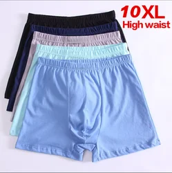 Boxer Ptalk e pour hommes, sous-vêtement en coton respirant, grande taille XXmédia, 5 pièces/lot, 5XL, 6XL, 7XL, 8XL