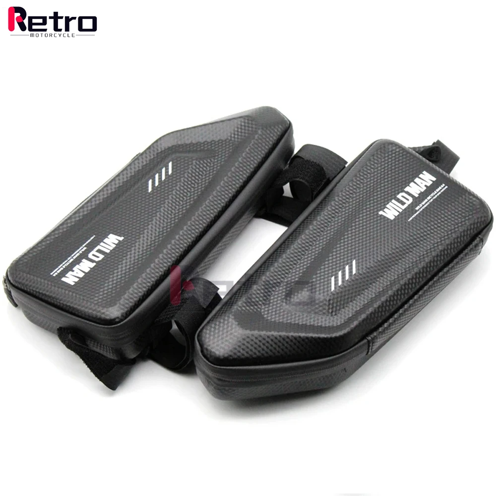 For KAWASAKI NINJA 250 400 NINJA250 NINJA400 2018 2019 Motorcycle Side Package Modified Hard Shell Triangle Bag Kit