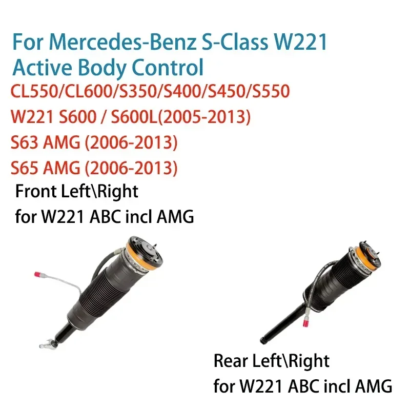 Shock absorber Suspension ABC Strut Front left for Me rcedes-Benz W221 ABC incl AMG S-Class 2213202313